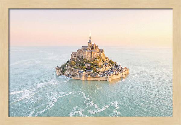 Sunset Serenity At Mont Saint Michel