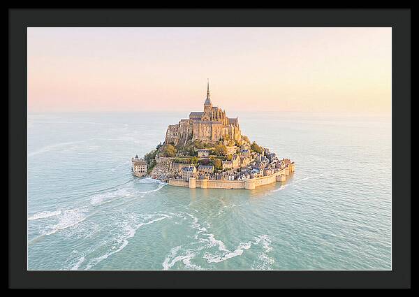 Sunset Serenity At Mont Saint Michel