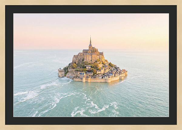 Sunset Serenity At Mont Saint Michel