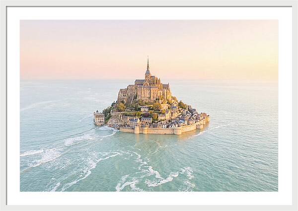 Sunset Serenity At Mont Saint Michel