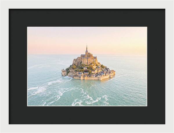 Sunset Serenity At Mont Saint Michel