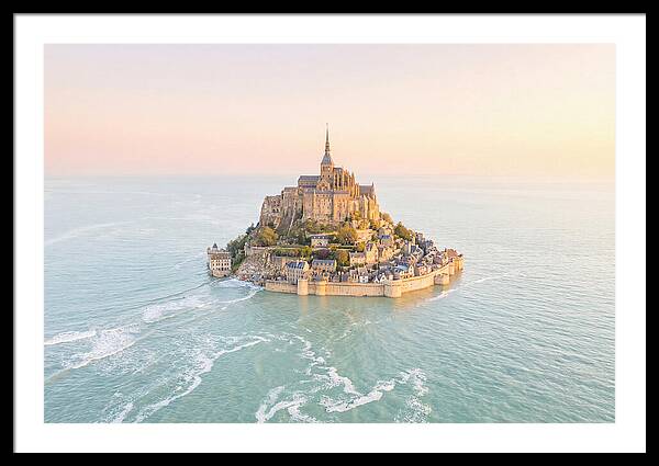 Sunset Serenity At Mont Saint Michel