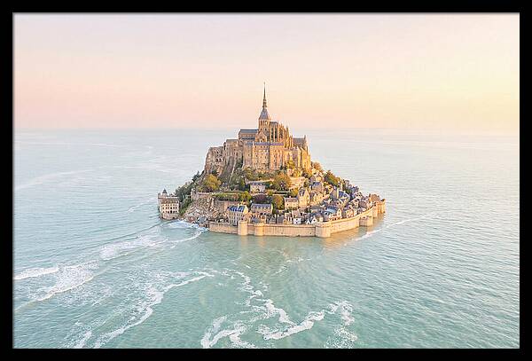 Sunset Serenity At Mont Saint Michel