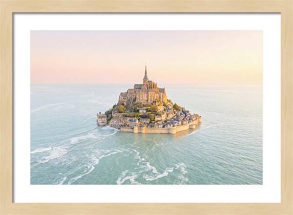 Sunset Serenity At Mont Saint Michel