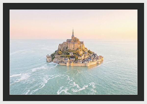 Sunset Serenity At Mont Saint Michel