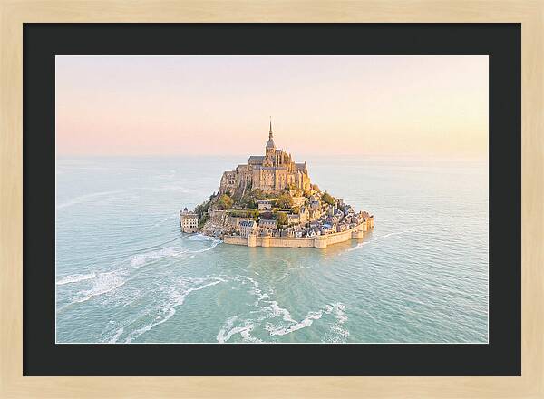 Sunset Serenity At Mont Saint Michel