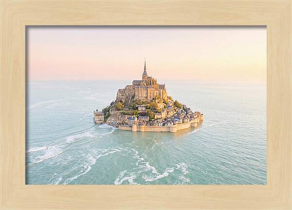 Sunset Serenity At Mont Saint Michel
