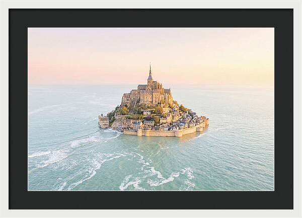 Sunset Serenity At Mont Saint Michel