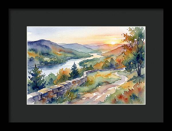 Sunset Vista Overlooking Nature