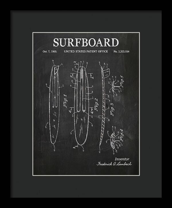 Surfboard Chalkboard Patent Us3323154a