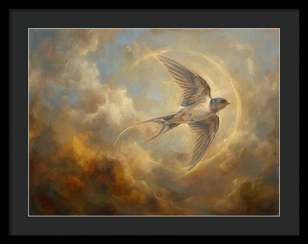 Swallow In Flight