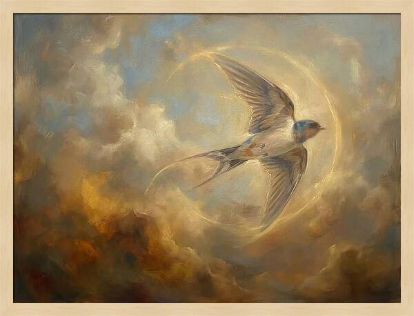 Swallow In Flight