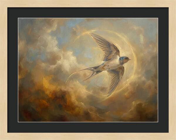 Swallow In Flight
