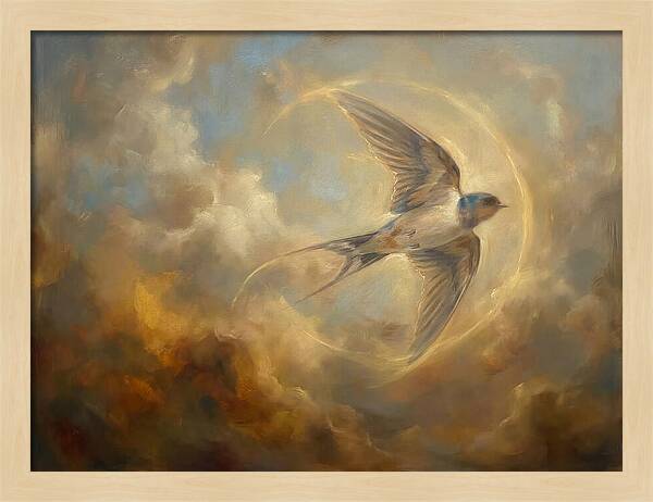 Swallow In Flight