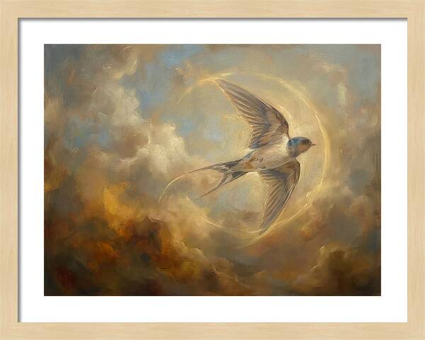 Swallow In Flight