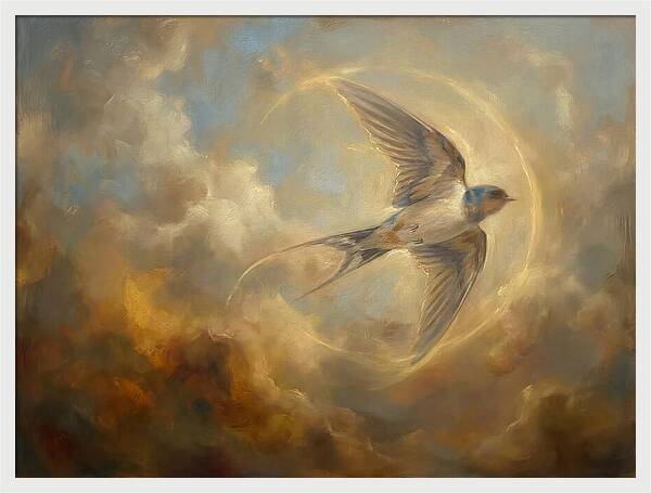 Swallow In Flight