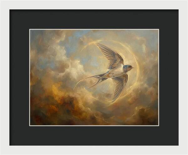 Swallow In Flight