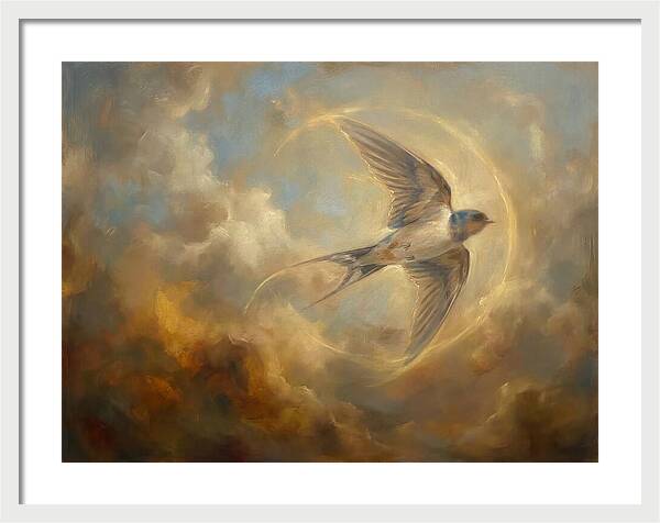Swallow In Flight