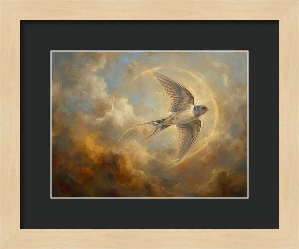Swallow In Flight