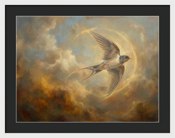 Swallow In Flight