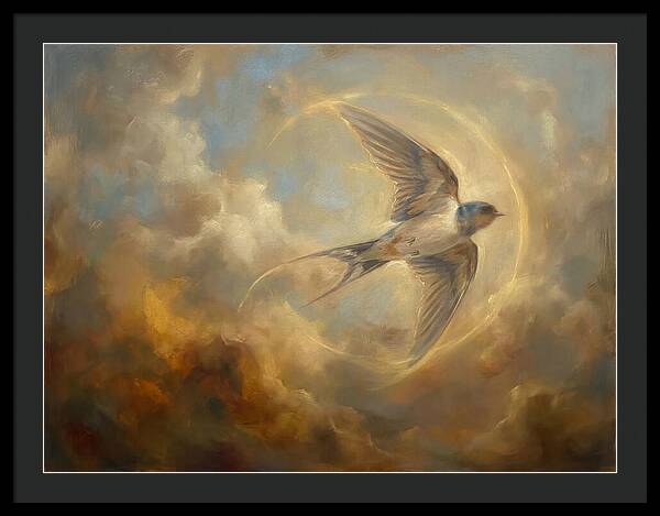 Swallow In Flight