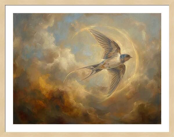 Swallow In Flight