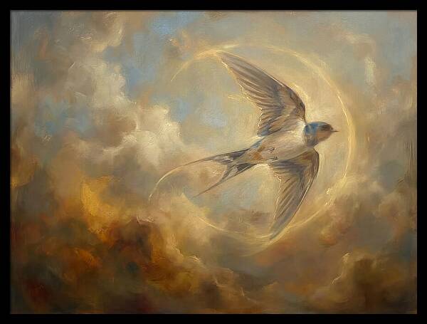 Swallow In Flight