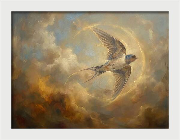 Swallow In Flight