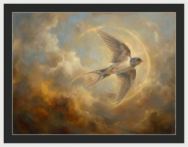 Swallow In Flight