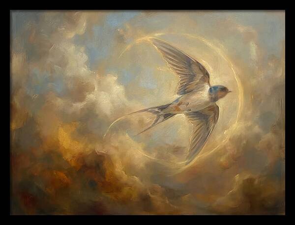 Swallow In Flight