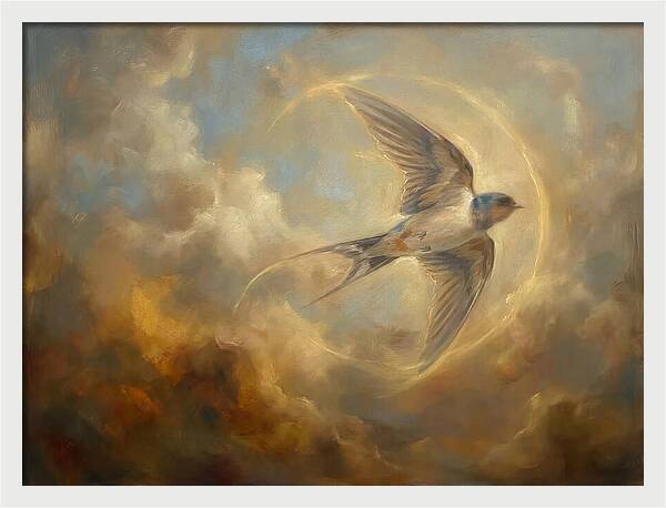 Swallow In Flight