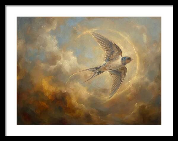 Swallow In Flight