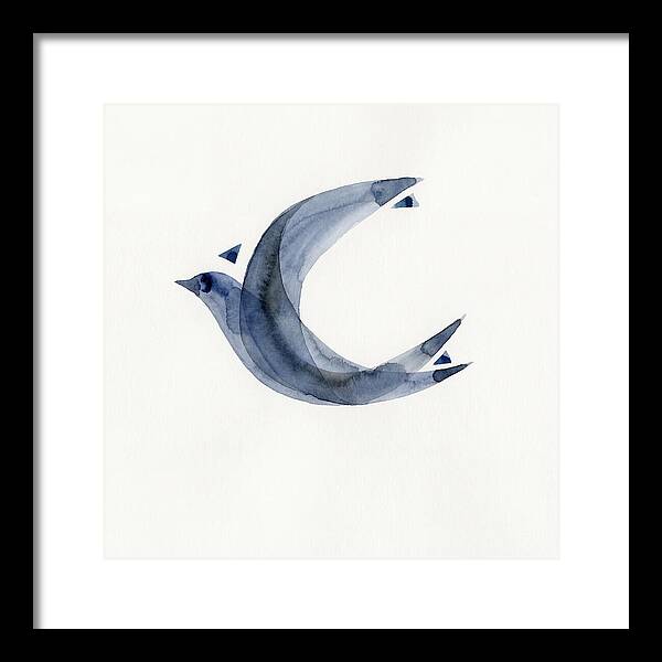 Swallow In Minimalist Style