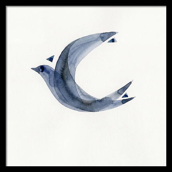 Swallow In Minimalist Style