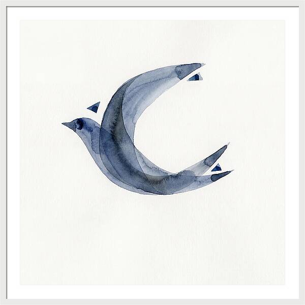 Swallow In Minimalist Style