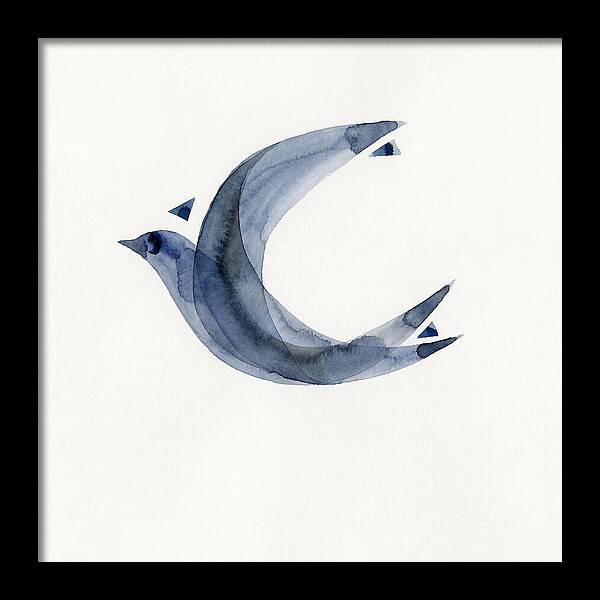 Swallow In Minimalist Style