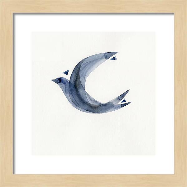 Swallow In Minimalist Style