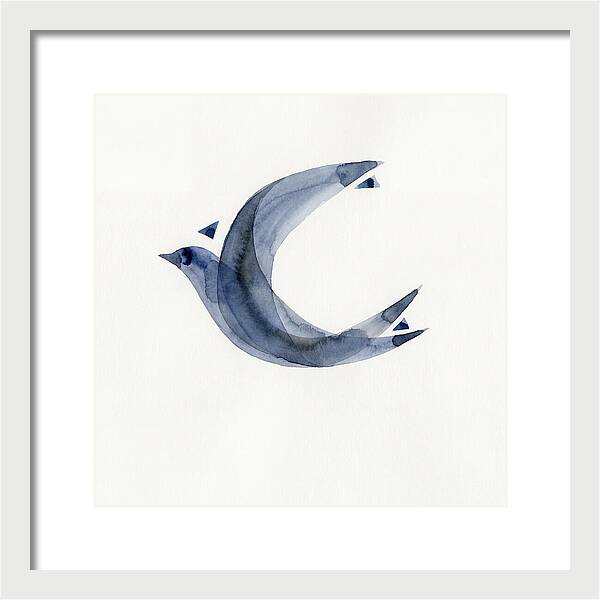 Swallow In Minimalist Style