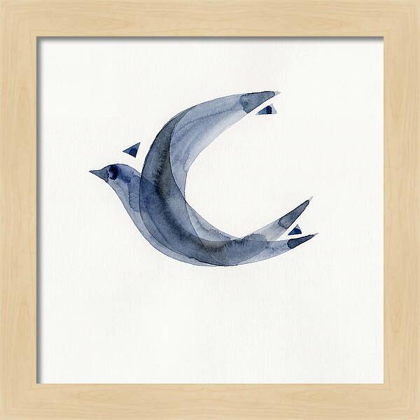 Swallow In Minimalist Style