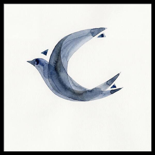 Swallow In Minimalist Style