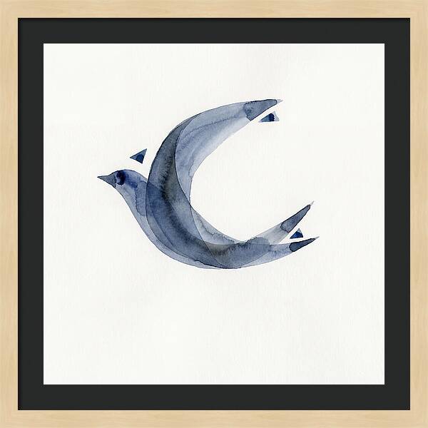 Swallow In Minimalist Style