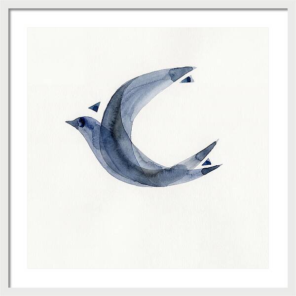 Swallow In Minimalist Style