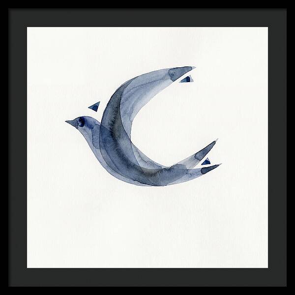Swallow In Minimalist Style