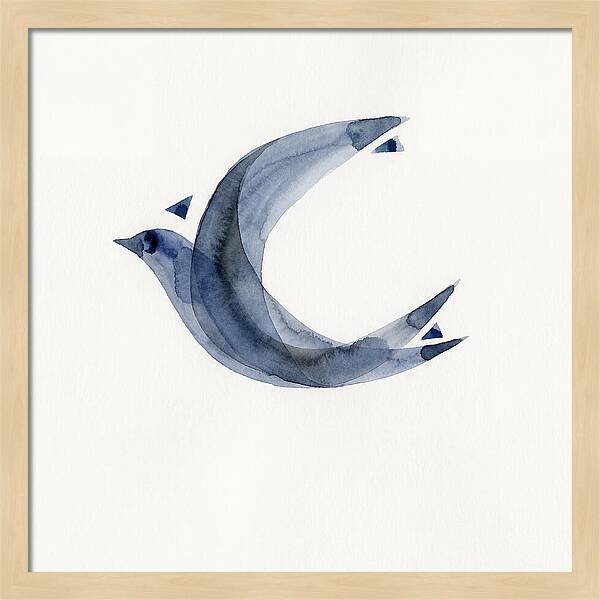 Swallow In Minimalist Style