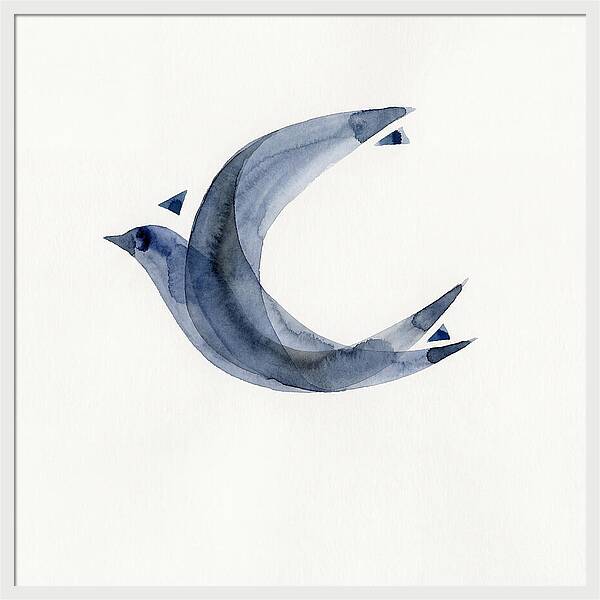 Swallow In Minimalist Style