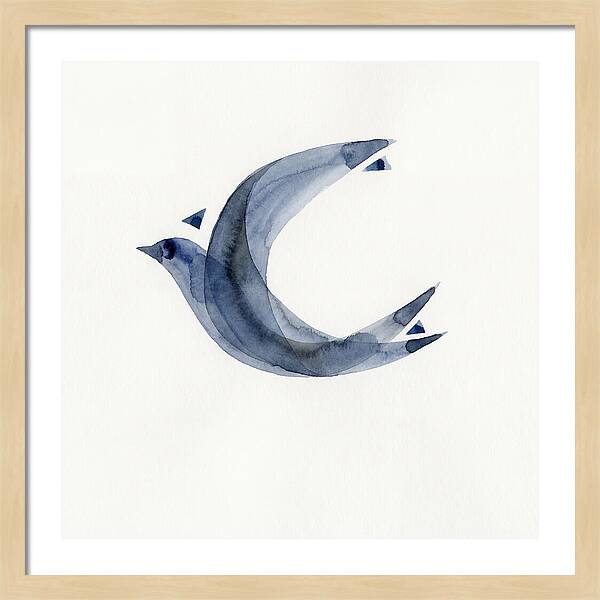 Swallow In Minimalist Style
