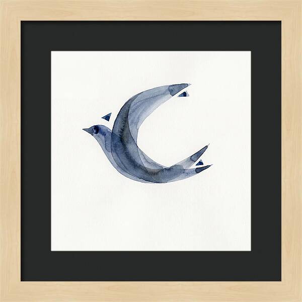 Swallow In Minimalist Style