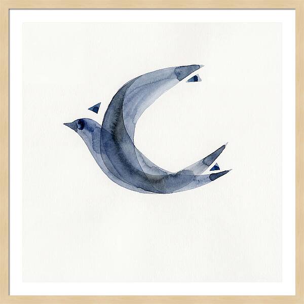 Swallow In Minimalist Style