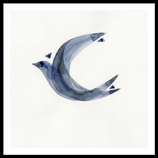 Swallow In Minimalist Style