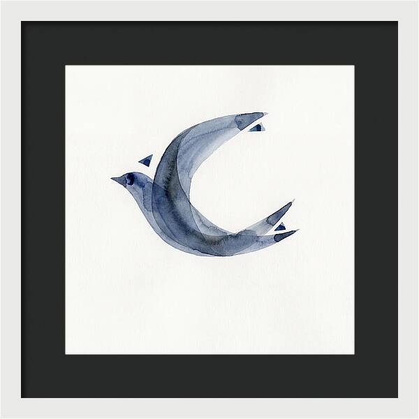 Swallow In Minimalist Style